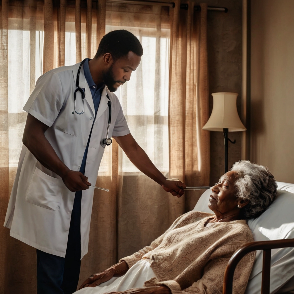 The dedication of a healthcare professional